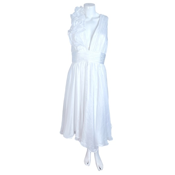 ⭐️SOLD⭐️Mac Duggal Vintage Style Floral Gown Wedding Bride Sz 14 - Picture 7 of 17